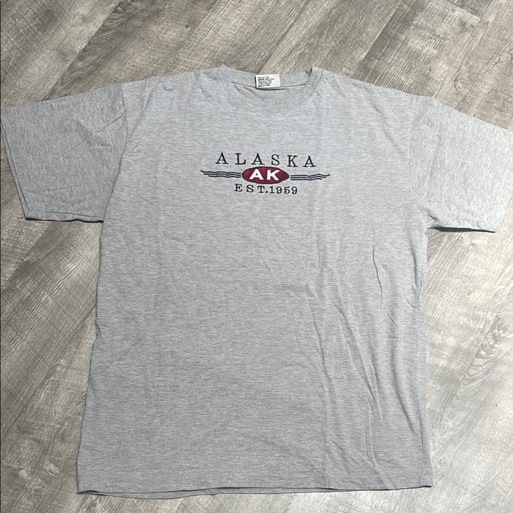 Gildan Gray Short Sleeve Tee with Crew Neck